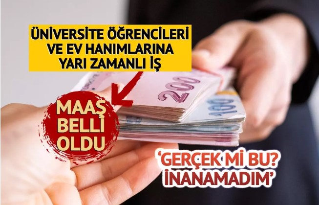 Ev hanımlarına ve üniversite öğrencilerine maaşlı iş imkanı geliyor. Hükümet