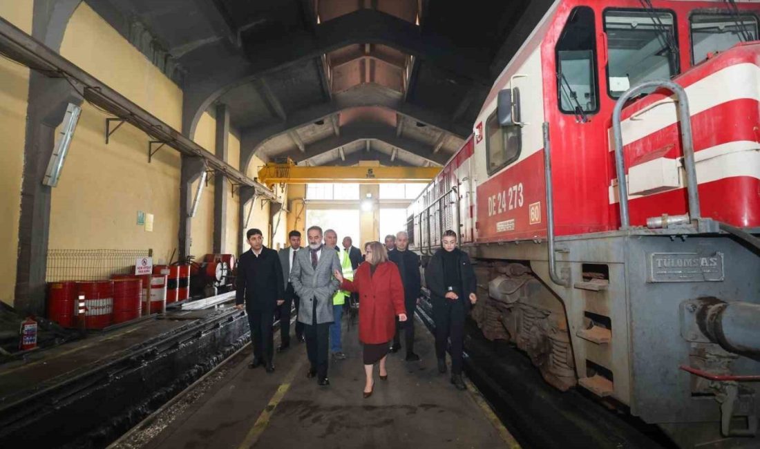 Başkan Fatma Şahin, GAZİRAY’ı inceledi Gaziantep Büyükşehir Belediye Başkanı Fatma Şahin, GAZİRAY Banliyö Hattı’nda incelemelerde