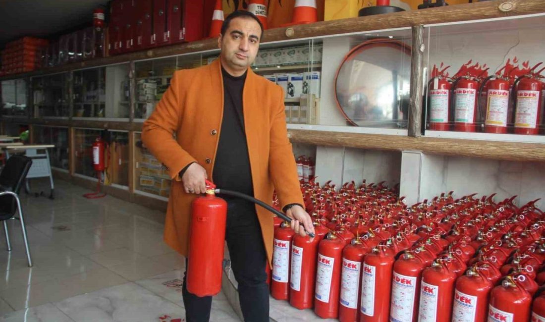 Bolu Kartalkaya’da yaşanan yangın faciası Şanlıurfa’da da yangın söndürme cihazlarına