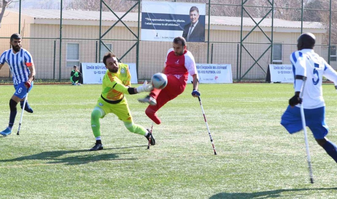 Şahinbey Ampute tek atışla kazandı 1-0 Şahinbey Belediye Spor Kulübü Ampute Futbol Takımı deplasmanda İzmir Büyükşehir