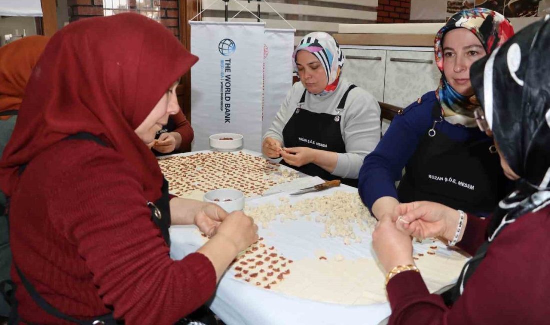 Adana’nın Kozan ilçesinde belediye tarafından “Yöresel Urünler Üretim, Paketleme ve