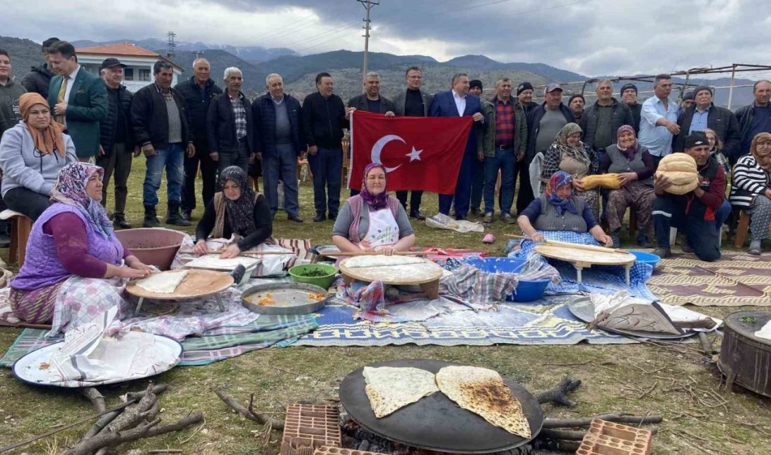 Alaşehir Belediye Başkanı Ahmet Öküzcüoğlu, Belenyaka Mahallesi’nde kilit parke taşı