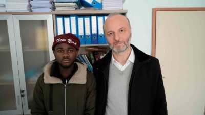 Gümüşhane’de Türkçe eğitimi alan Kamerunlu üniversite öğrencisi Ramazan ayı öncesi