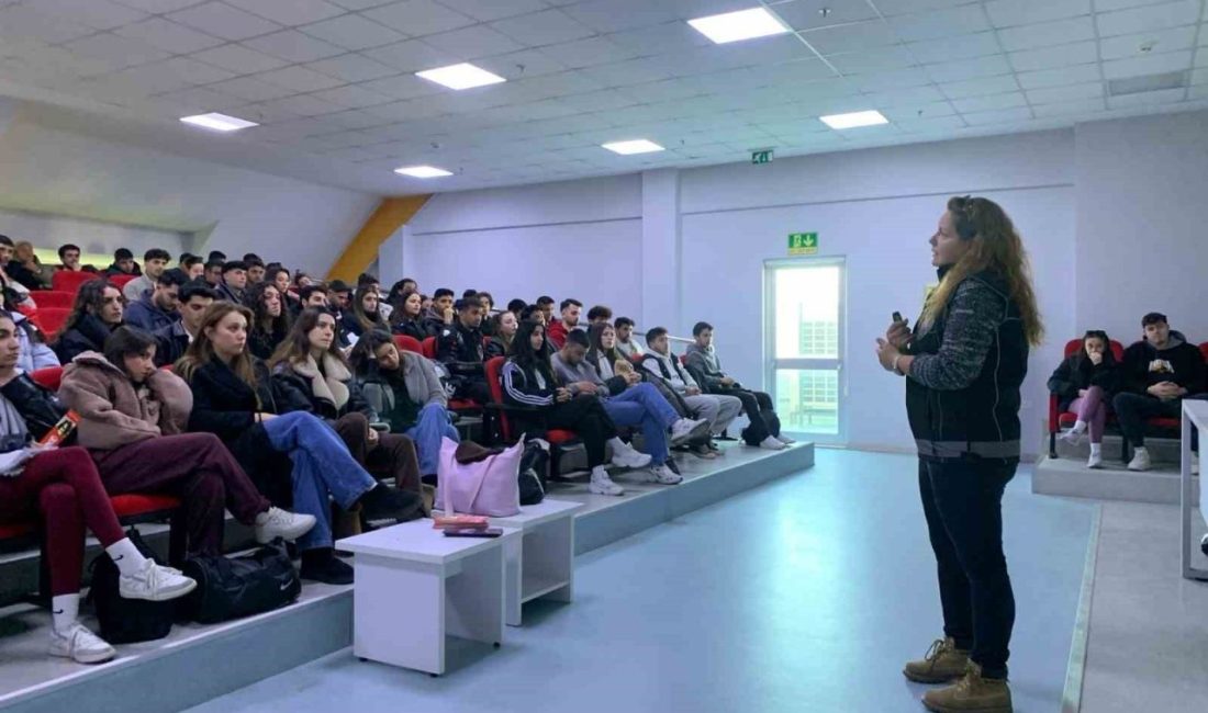 Aydın’da Spor Bilimleri Fakültesinde Narkotik ekipleri tarafından öğrencilerine yönelik ‘‘Bağımlılıkla
