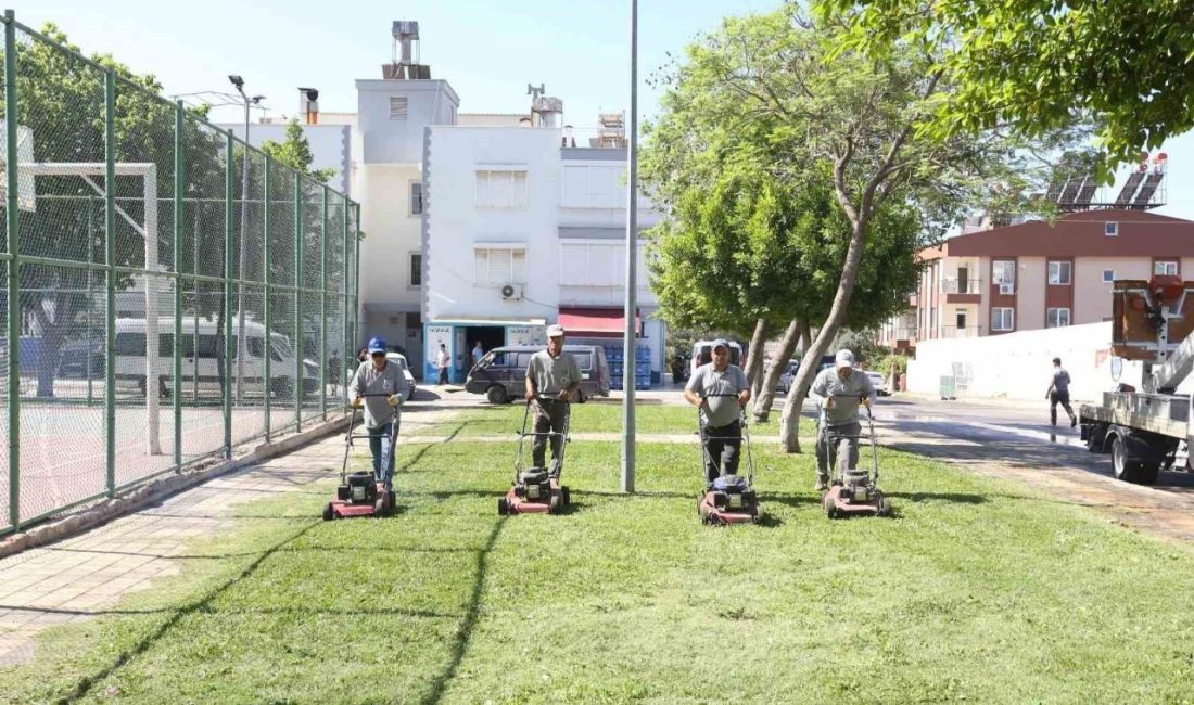 Kepez’de 80’inci park modernize edildi Kepez Belediyesi, Çamlıbel Mahallesi’nde bulunan semt spor sahası ve park