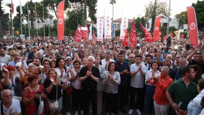 CHP Antalya İl Başkanlığı tarafından, “rüşvet” soruşturması kapsamında tutuklanan Büyükşehir