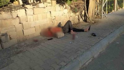 Adıyaman’da, bir şahıs kullandığı maddenin etkisiyle İl Emniyet Müdürlüğünün karşısında