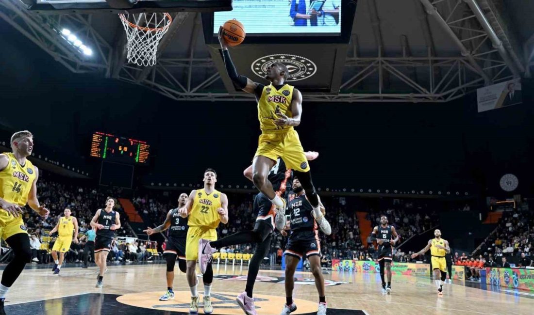 Basketbol Şampiyonlar Ligi: Mersinspor: 65 – Le Mans Sarthe Basket: 92 Basketbol Şampiyonlar Ligi play-in etabı ilk maçında Mersinspor, Fransa ekibi