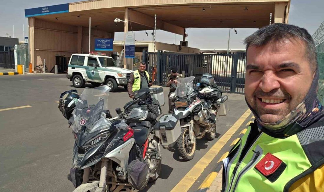 Antalya’nın Alanya ilçesinde yaşayan Fatih Kasmuş, 1 Nisan’da motosikletiyle başladığı