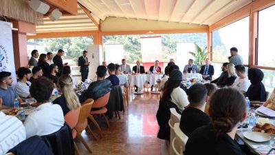 ALKÜ yönetimi üniversitede faaliyet gösteren öğrenci topluluklarıyla kahvaltıda buluştu. Alanya