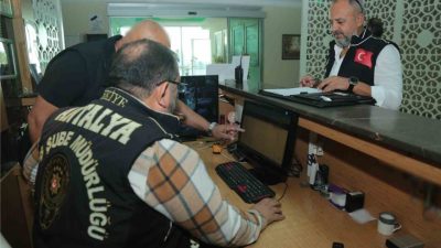 Antalya Emniyet Müdürlüğü ekiplerince, il genelinde konaklama tesisleri ile araç