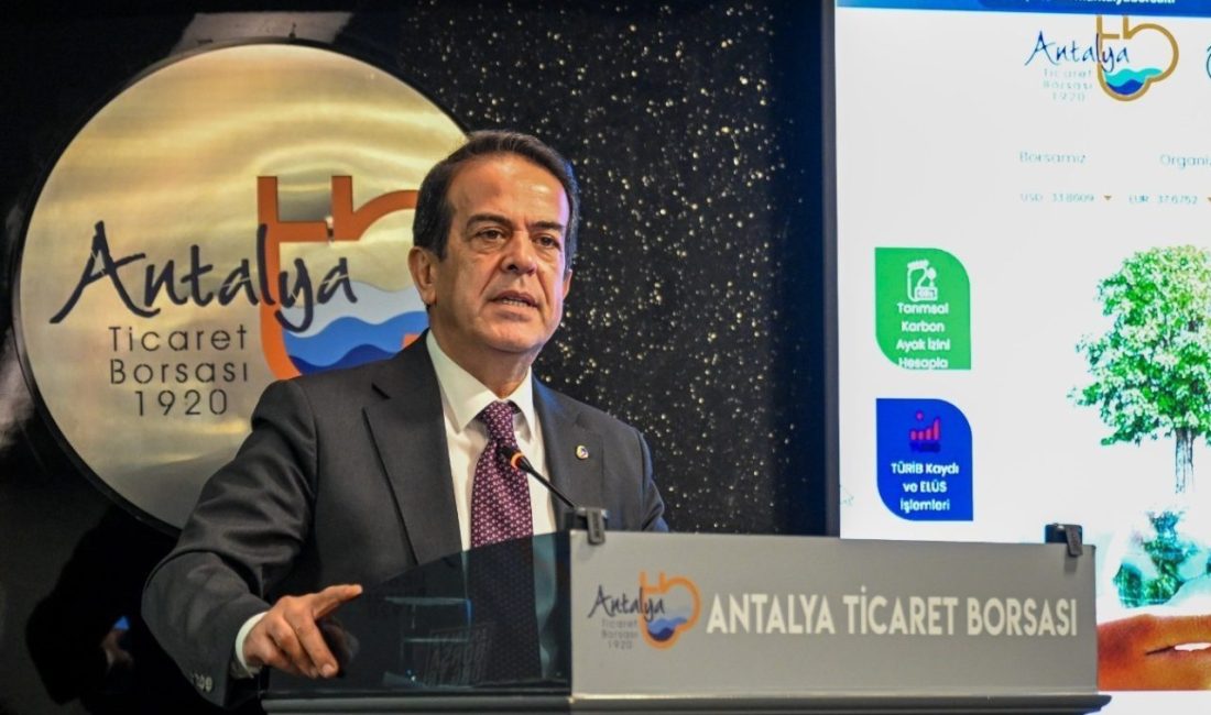 Antalya Ticaret Borsası (ATB) Nisan Ayı Meclis Toplantısı, Meclis Başkanı