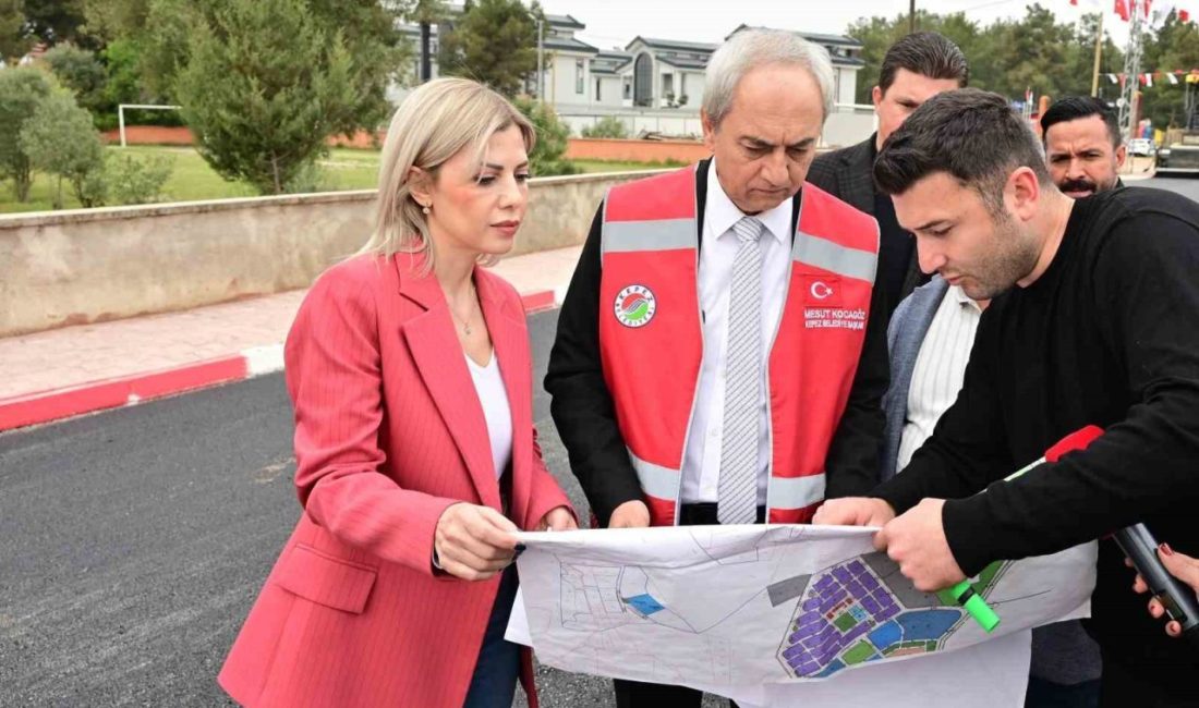 Kepez Belediyesi, Duacı Mahallesi’nde altyapısı tamamlanan 34 sokağı sıcak asfaltla