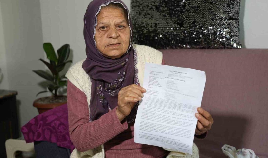 Adana’da bir kişi, emekli maaşını çekmesi için kartını ve cep