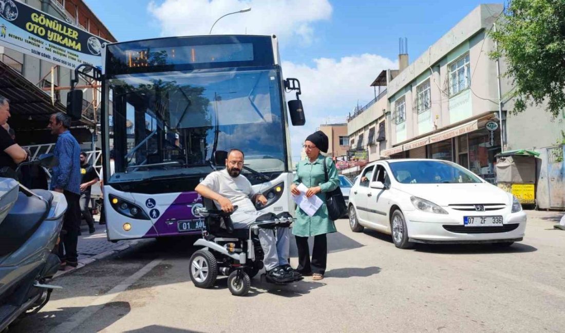 Adana’da tekerlekli sandalyeye mahkum 37 yaşındaki vatandaş, hastane randevusuna gitmek