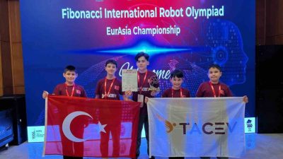 Antalya’da düzenlenen Fibonacci International Robot Olympiad Avrasya Şampiyonası’nda yarışmacılar 18-22