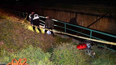 Hatay’da sürücüsünün direksiyon hakimiyetini kaybetmesiyle şarampole devrilerek su kanalı korkuluklarına