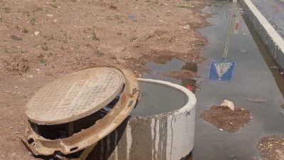 Adıyaman’ın Gölbaşı ilçesinde taşan lağım suları tepkilere neden oldu. Gölbaşı