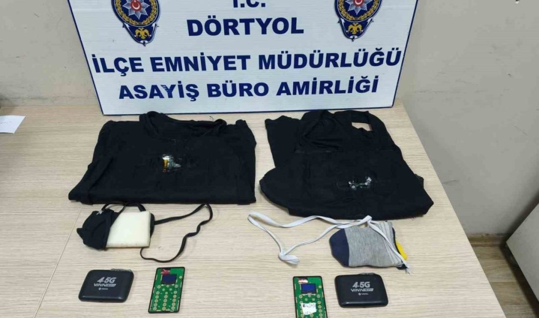 Hatay’ın Dörtyol ilçesinde düzenlenen Motorlu Taşıt Sürücü Kursu (MTSK) sınavına