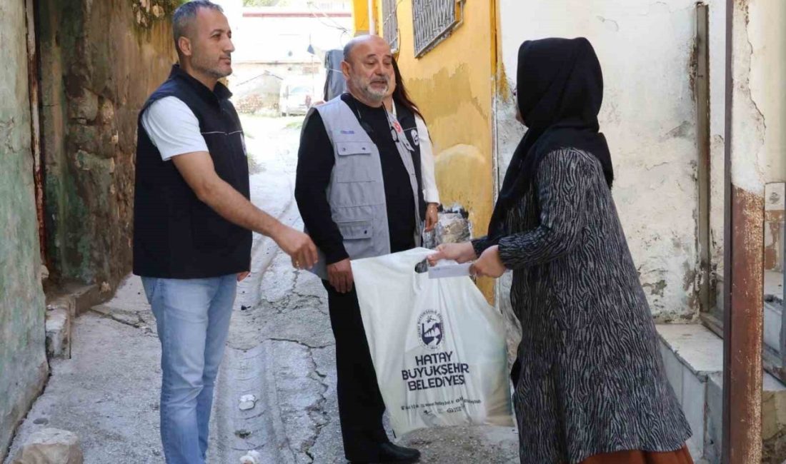 Hatay Büyükşehir Belediyesi (HBB), ihtiyaç sahibi vatandaşlara yönelik sosyal destek
