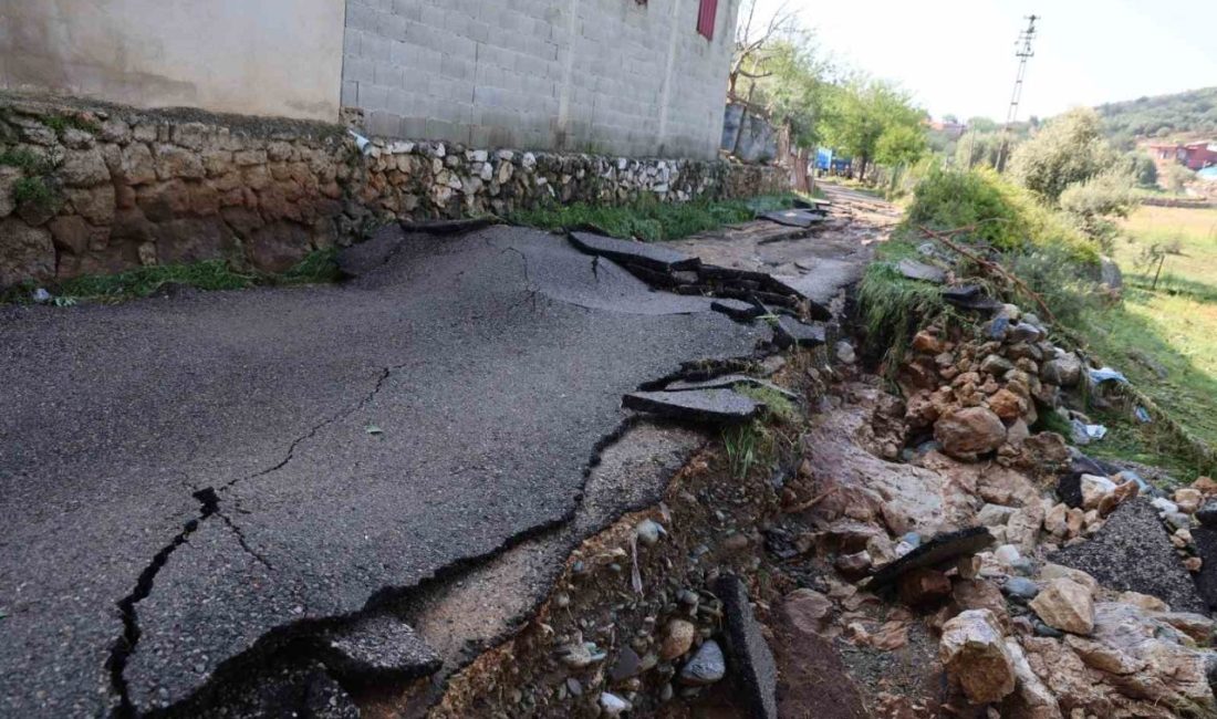 Adana’nın Kozan ilçesinde dün akşam etkili olan sağanak yağış ve