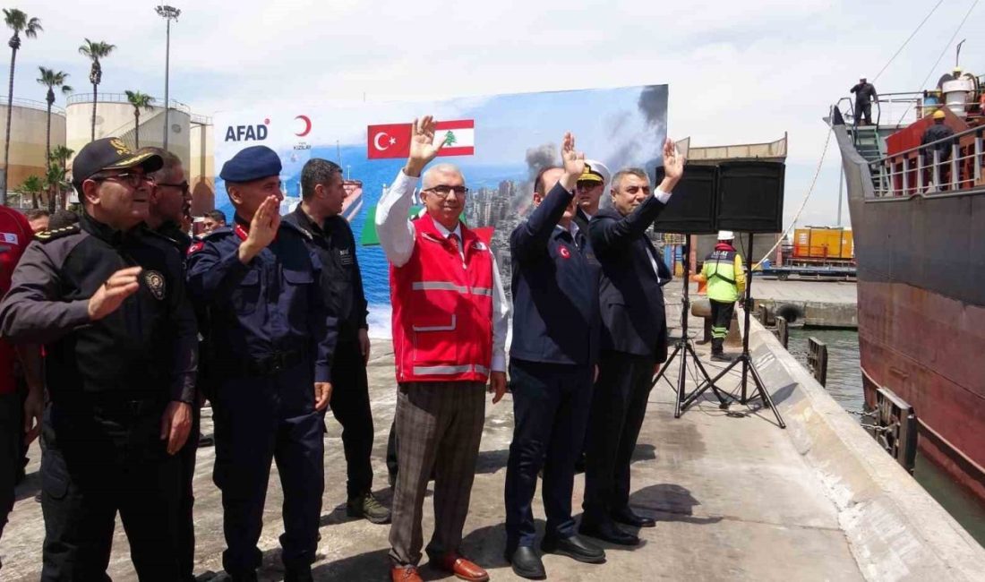 Lübnan’da yerinden edilen siviller için Türkiye tarafından hazırlanan insani yardım