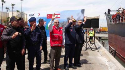 Lübnan’da yerinden edilen siviller için Türkiye tarafından hazırlanan insani yardım