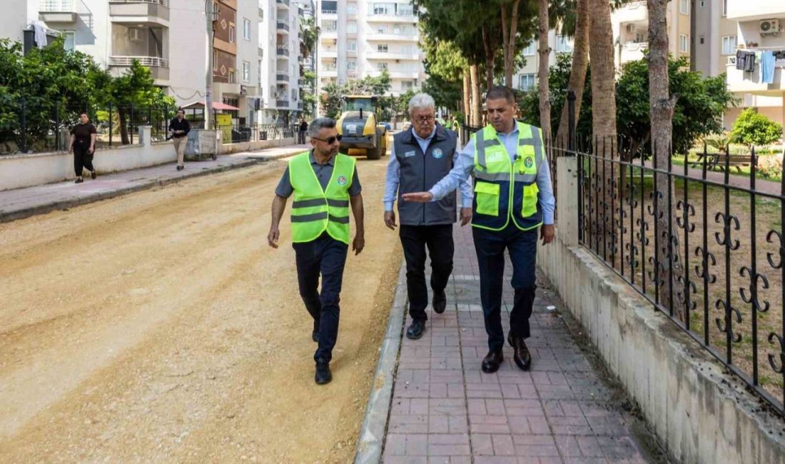 Mezitli Belediyesi, asfalt yenileme çalışmalarında altyapı sorunlarını öncelik alarak kot