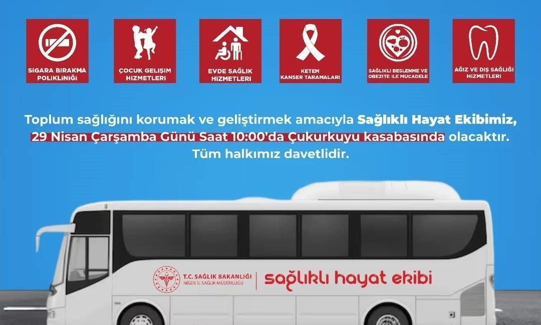 Niğde İl Sağlık Müdürlüğü, birinci basamak sağlık hizmetlerini vatandaşların ayağına