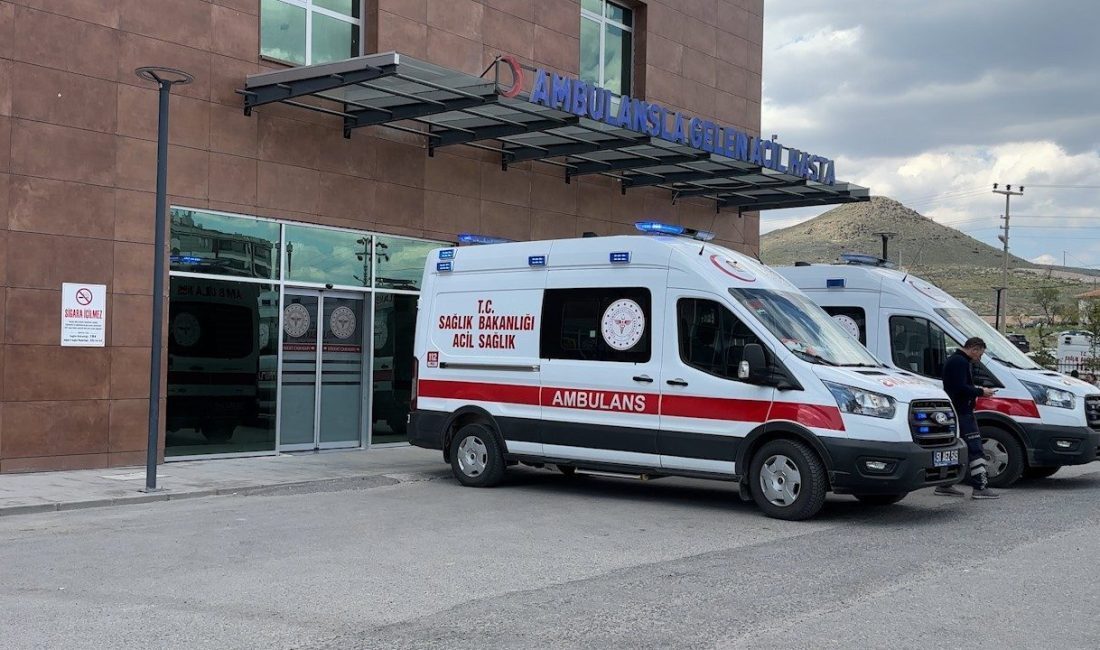 Niğde’de yapımı devam eden kapalı cezaevi inşaatında yüksekten düşerek yaralanan