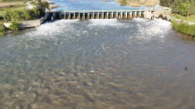 Osmaniye’de son günlerde etkili olan yağışların ardından Ceyhan Nehri’nin debisi
