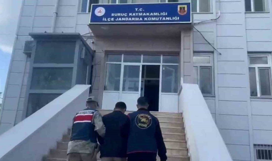 Şanlıurfa’nın Suruç ilçesinde, çeşitli suçlardan hakkında kesinleşmiş 12 yıl 2
