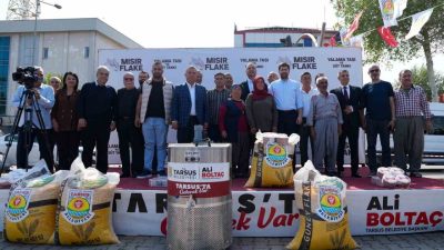 Tarsus Belediyesi, üreticilere yönelik desteklerini artırarak yaklaşık 200 üreticiye 80