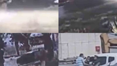 Mersin’de tırın çarparak önüne aldığı otomobil metrelerce sürüklendi, 2 kişi