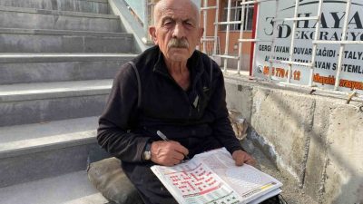 Yozgat’ın Sorgun ilçesinde yaşayan Saffet Ertek, askerdeyken edindiği bulmaca çözme