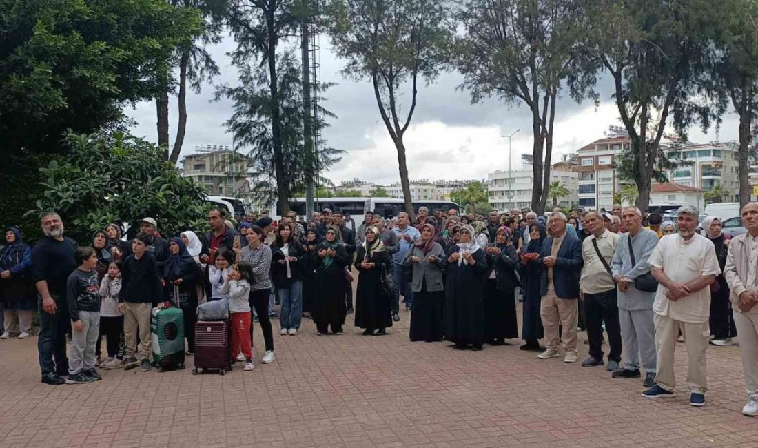 Antalya’nın Manavgat ilçesinde Diyanet İşleri Başkanlığı organizasyonuyla kutsal topraklara gidecek