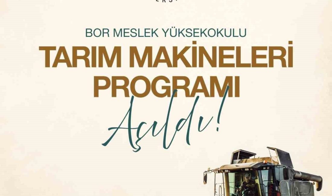 Niğde Ömer Halisdemir Üniversitesi Bor Meslek Yüksekokulu bünyesinde, tarımsal üretimde